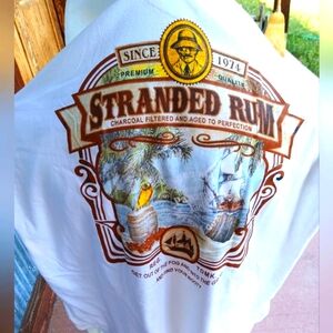 Panama JACK STRANDED RUM T SHIRT Boozy New With Tags Mens Large Vintage Y2K 90s